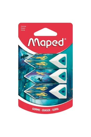 Maped Gumka Pyramid Dragon 3 szt.