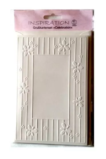 Galeria Hobby Karty t�oczone + koperty creme 5 szt.