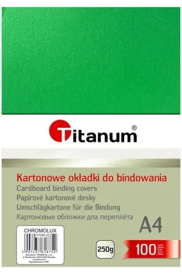 Titanum Karton chromolux A4 ziel. 100ark