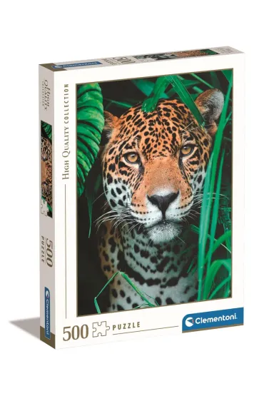 Puzzle 500 el. High Quality Collection. Jaguar in the Jungle Clementoni