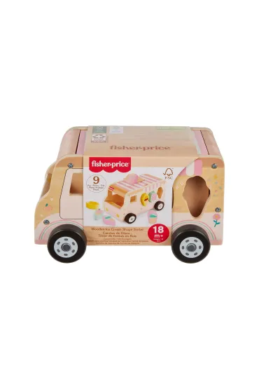 Fisher-Price. Ci�ar�wka z lodami drewniany sorter Mattel