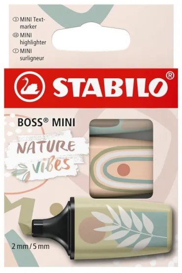 Stabilo Zakre�lacz Boss Mini Nature vibes 3 szt