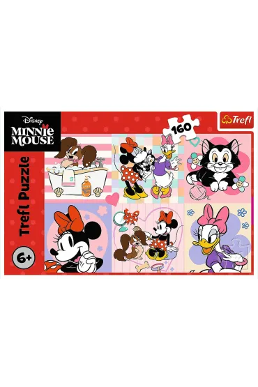 Puzzle 160 el. Kolorowy dzie� Minnie Trefl