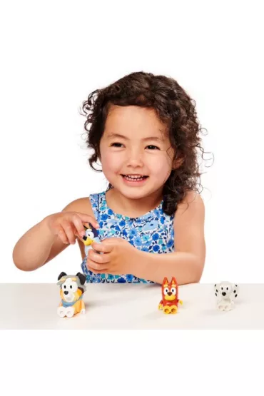 Bluey Figurki 4Pak Szkolna Paczka