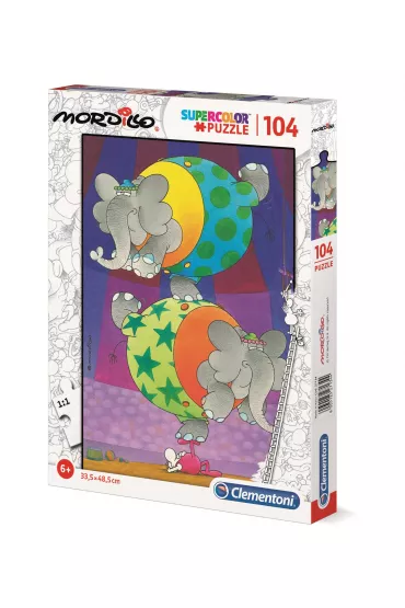 Puzzle 104 el. Mordillo R�wnowaga Clementoni