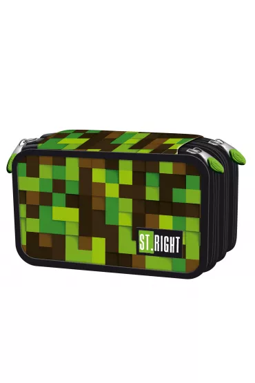 St. Majewski Pi�rnik szkolny potr�jny z wyposa�eniem PC5 MASTER GAMER St.Right