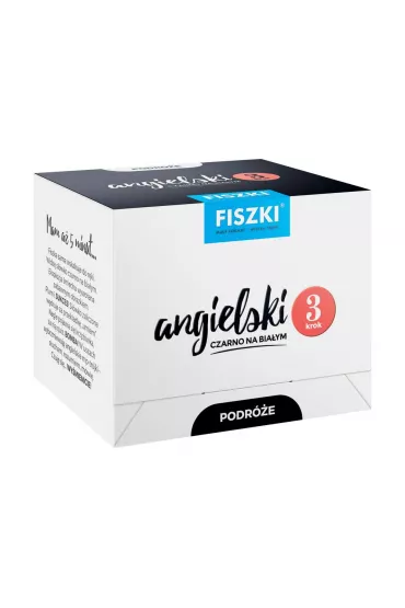 Fiszki - Angielski czarno na bia�ym - Podr�e - krok 3 - Patrycja Wojsyk, Dominik Jaro�ski-Gaworczyk