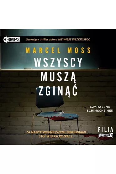 Audiobook Wszyscy musz� zgin��. Liceum Freuda. Tom 3 CD - Marcel Moss