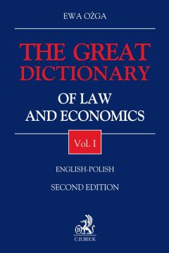 eBook The Great Dictionary of Law and Economics. Vol. I. English - Polish pdf mobi epub