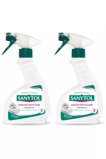Sanytol Spray przeciw roztoczom i pluskwom Zestaw 2 x 300 ml