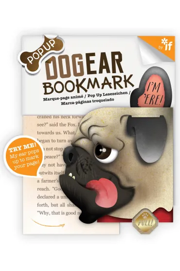 If Dog Ear bookmark Doug Mops zak�adka