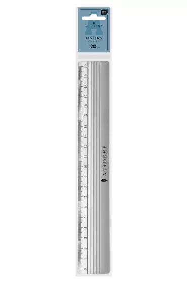 Interdruk Linijka aluminiowa Academy 20cm