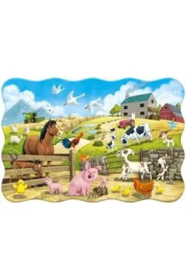 Puzzle 20 el. Zwierz�ta z farmy Castorland