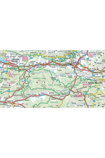 Czechy i S�owacja mapa samochodowa 1:600 000 laminat 2025