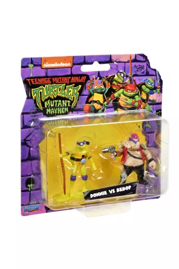 Wojownicze ��wie Ninja Dwie figurki Donatello i Bebop