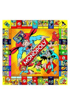 Monopoly DC Universe. Wersja angielska. Gra planszowa
