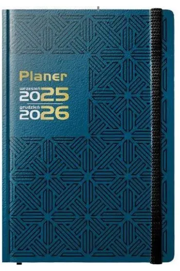 Planer 2025/2026 A5 tygodniowy granatowy