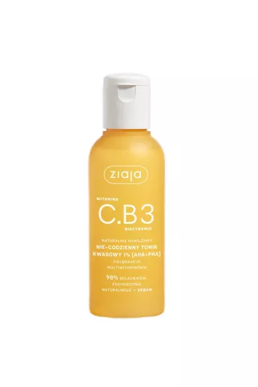Ziaja Witamina C.B3 nie-codzienny tonik kwasowy 1% AHA+PHA 120 ml