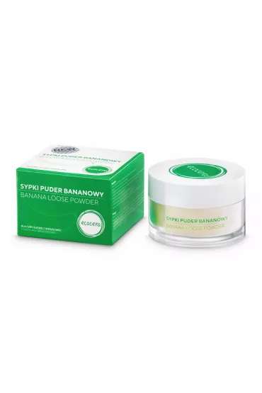 Ecocera Banana Loose Powder sypki puder bananowy dla cery suchej i wra�liwej 8 g
