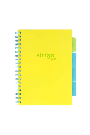 Strigo Ko�ozeszyt Pads B5 Neon ��ty kratka 100 kartek