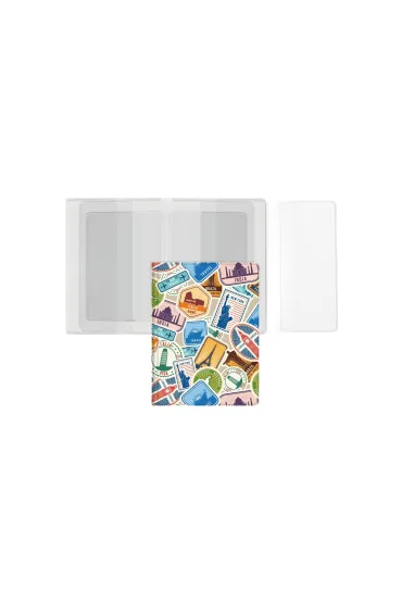 Nadruki Ok�adka na dokumenty PVC z dowodem rejestracyjnym Travel BIURFOL OD-24-44