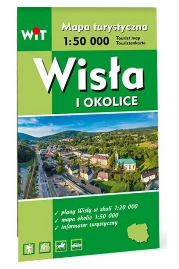 Mapa turystyczna Wis�a i okolice 1:50 000