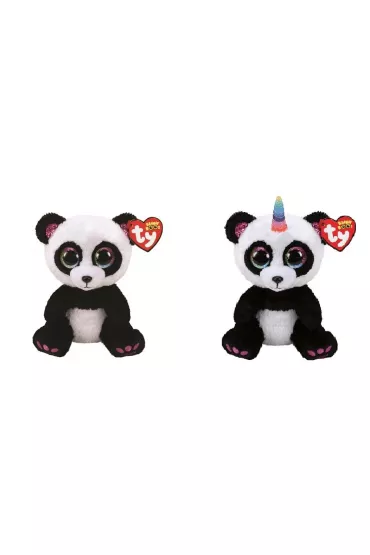Pluszak 15 cm Panda Paris z rogiem METEOR TY36307