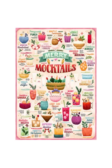 Puzzle 1000 Koktajle bezalkoholowe 113751 Cobble Hill
