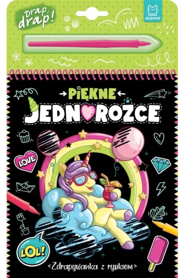 Pi�kne jednoro�ce. Zdrapywanka z rysikiem - Agata Kaczy�ska