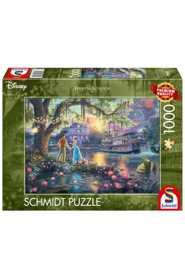 Puzzle 1000 el. Thomas Kinkade Ksi�niczka i �aba Schmidt - Thomas  Kinkade