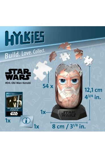Puzzle 54 el. 3D Hylkies: Obi-Wan Kenobi Ravensburger