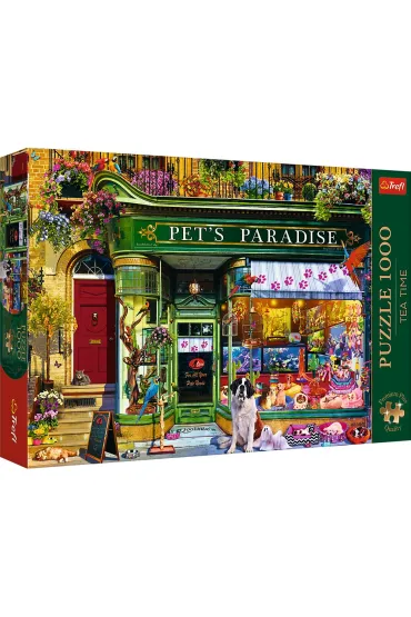 Puzzle 1000 el. Raj dla zwierz�t Trefl