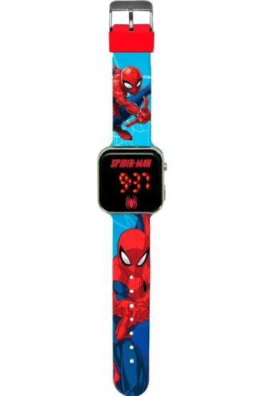 Zegarek LED z kalendarzem Spiderman SPD4987