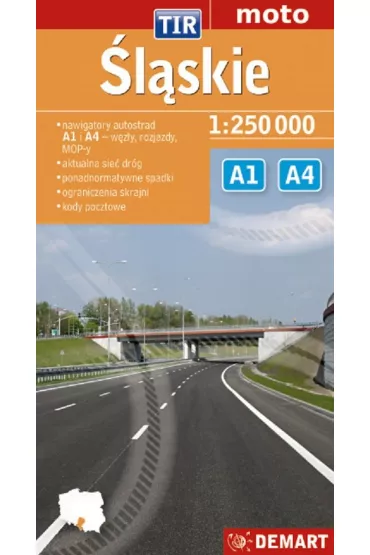 �l�skie tir 1:250 000 Mapa dla zawodowc�w