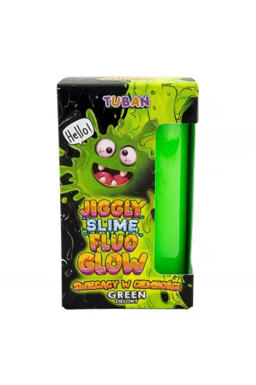 TU3823 JGGLY SLIME FLUO GLOW   ZIELONY 430 g Tuban