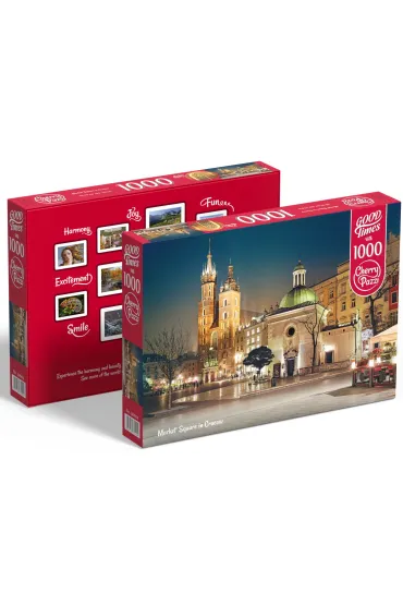 Puzzle 1000 el. Market Square in Cracow CherryPazzi