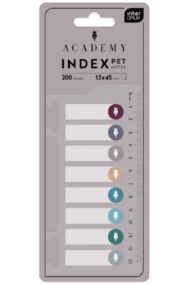 Interdruk Zak�adki indeksuj�ce Pet z linijk� Dots Academy