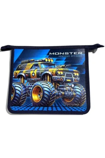 Fresh Teczka-torba A5+ zapinana na zamek Monster Truck