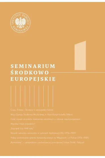 Seminarium �rodkowoeuropejskie. Tom 1 - Dariusz D�browski, Piotr  Ruci�ski