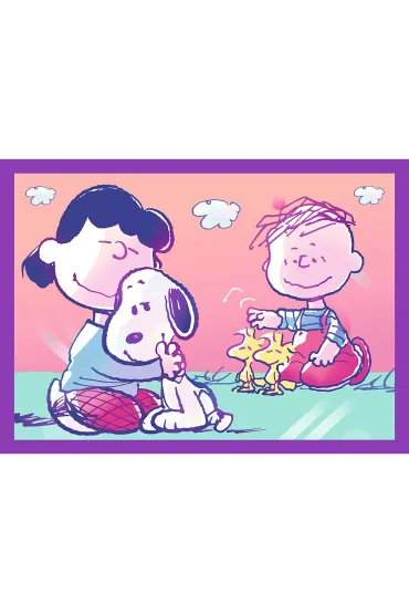 Puzzle 4w1 Peanuts Snoopy TREFL