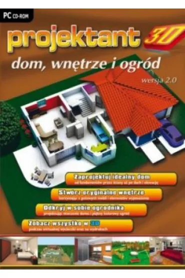 Projektant 3D: Dom, Wn�trze i Ogr�d wer. 2.0