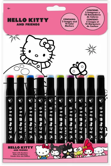 Malowanie po numerkach Hello Kitty HK50188 KIDS EUROSWAN