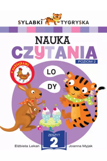Sylabki Tygryska. Nauka czytania. Poziom 2. Zeszyt 2 - Elbieta Lekan , Joanna Myjak