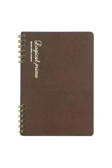 Nakabayashi Notatnik A5 12x15cm Logical Prime PT br�zowy