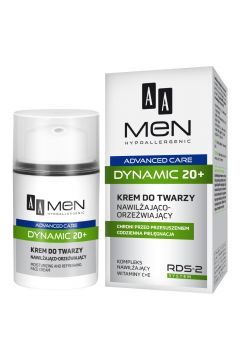 Aa Men Advanced Care Dynamic 20+ krem do twarzy nawilajco-orzewiajcy 50 ml