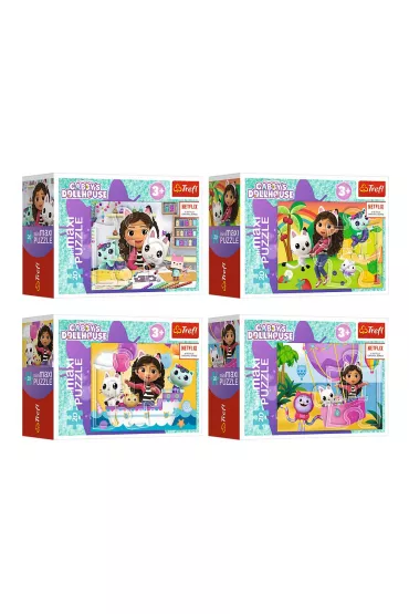Puzzle 20 el. miniMAXI Kolorowy dzie� Gabby 56041 Trefl