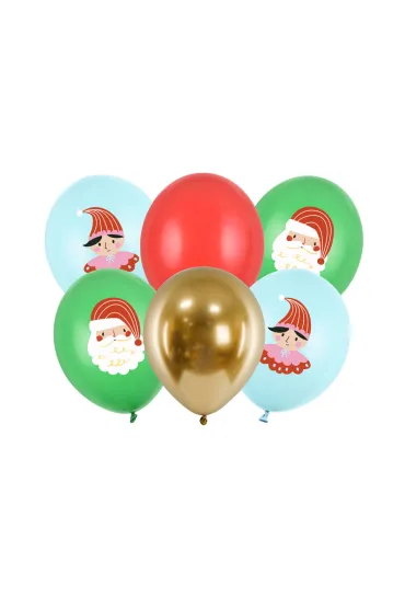 PartyDeco Balony 30cm Candy Land, mix 1op,/6szt.