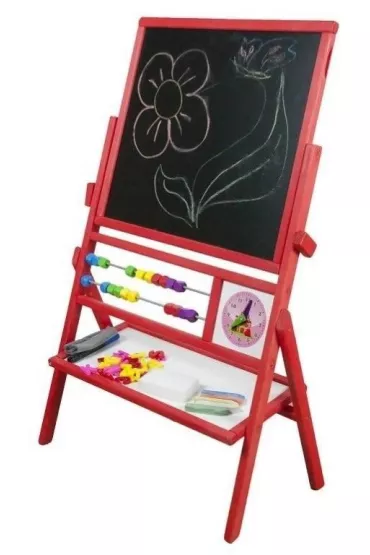 Tablica obrotowa z 2 -rz�dowym liczyd�em czerwona