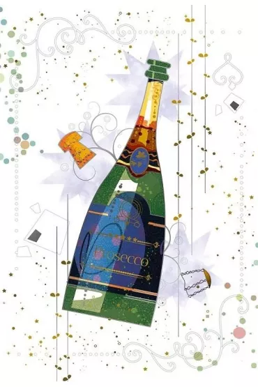 DaVinci Karnet + koperta Prosecco 12x18cm