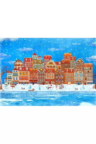 Puzzle 1000 el. Gotowi na �wi�ta Enjoy